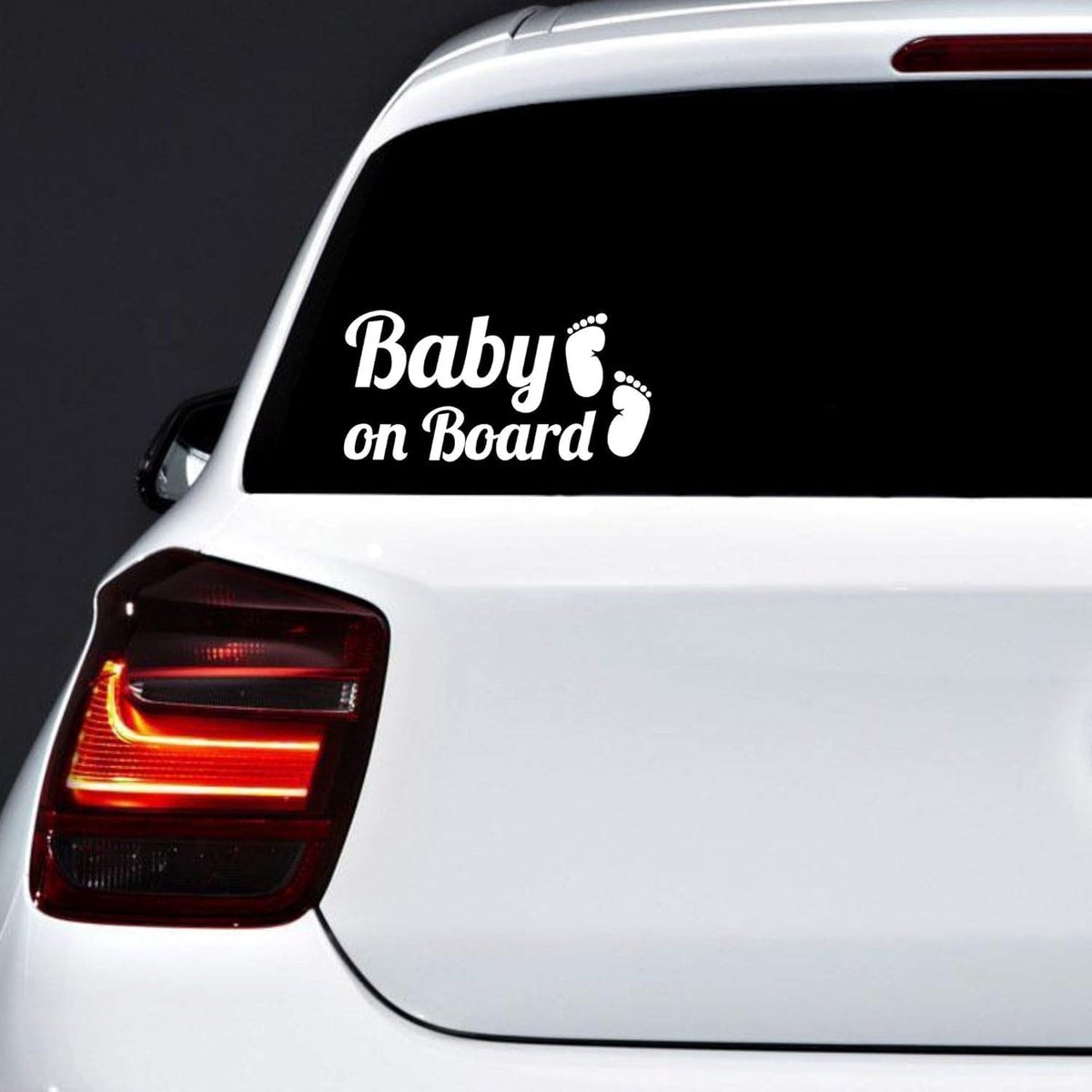 Autodomy Baby on Board Voeten 2 Stuks - Sticker voor Auto - Regen- en Zonbestendig - Zorg voor Zichtbaarheid - ShopVlot