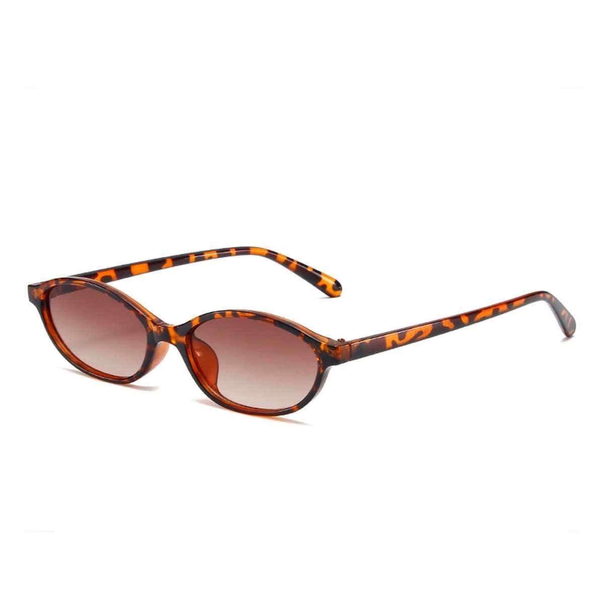 Casalora Cat Eye Zonnebril Dames – Retro Ovale Smalle Zonnebril – Trendy Vintage Zonnebril met UV400 Zonbescherming – Mode Zonnebril voor Dames