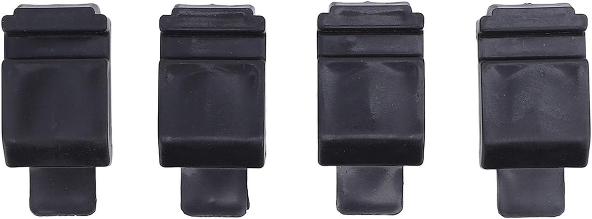 Set van 4 Deurslot Rubber Fix Kits voor W123 en W126 - Geluidsreductie, Duurzaam en Eenvoudige Installatie