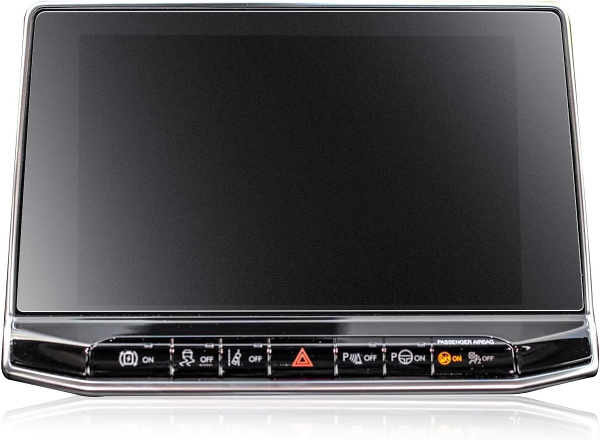 Navigatie Beschermfolie voor Jeep Compass 2021-2025 | 9H Anti-Fingerprint Tempered Glass Screen Protector | GPS Scherm Accessoires voor Optimale Bescherming