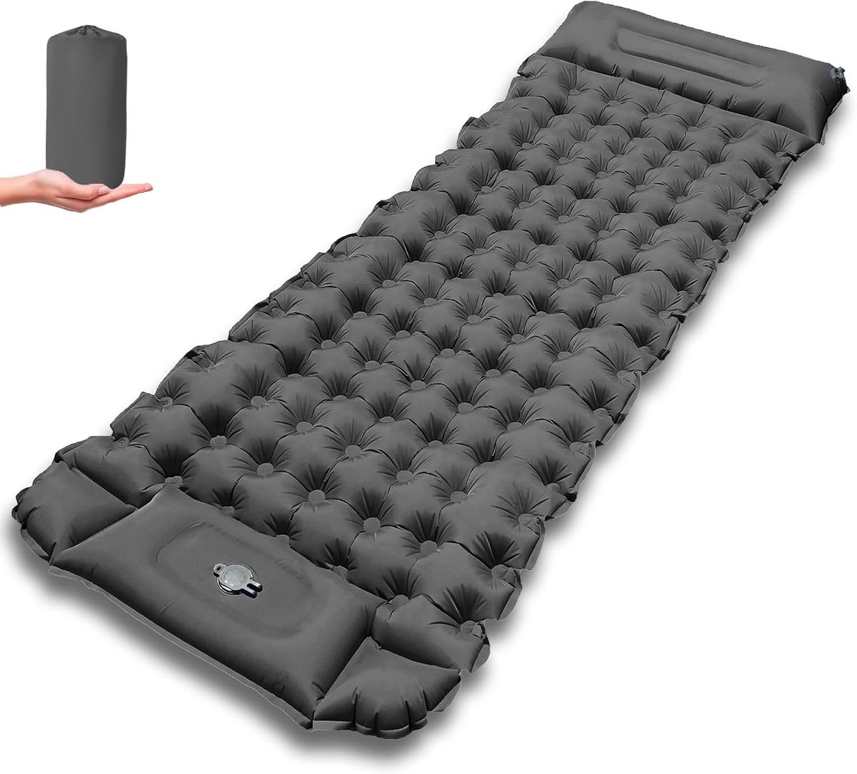 Zelfopblazend campingmatras, ultralicht en compact voor wandelen, backpacken en tentkamperen