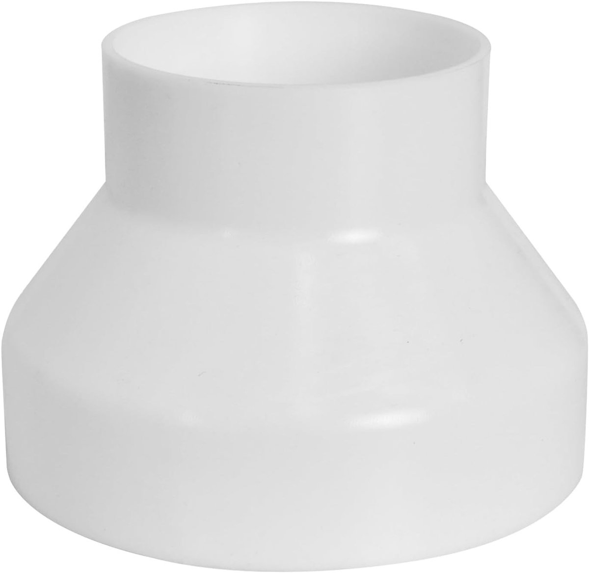 Duct reducer van 150mm naar 100mm voor ventilatiesystemen, afzuigkappen en luchtkanalen, ideaal voor luchtcirculatie en installatie