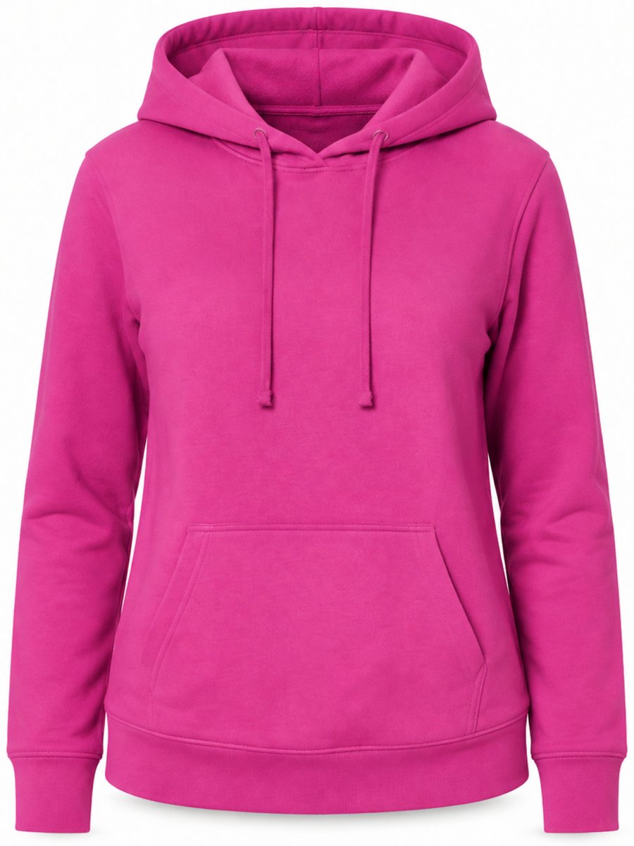 Trui Dames - Hoodie Dames - Roze - Sweatshirt met Capuchon - Maat L