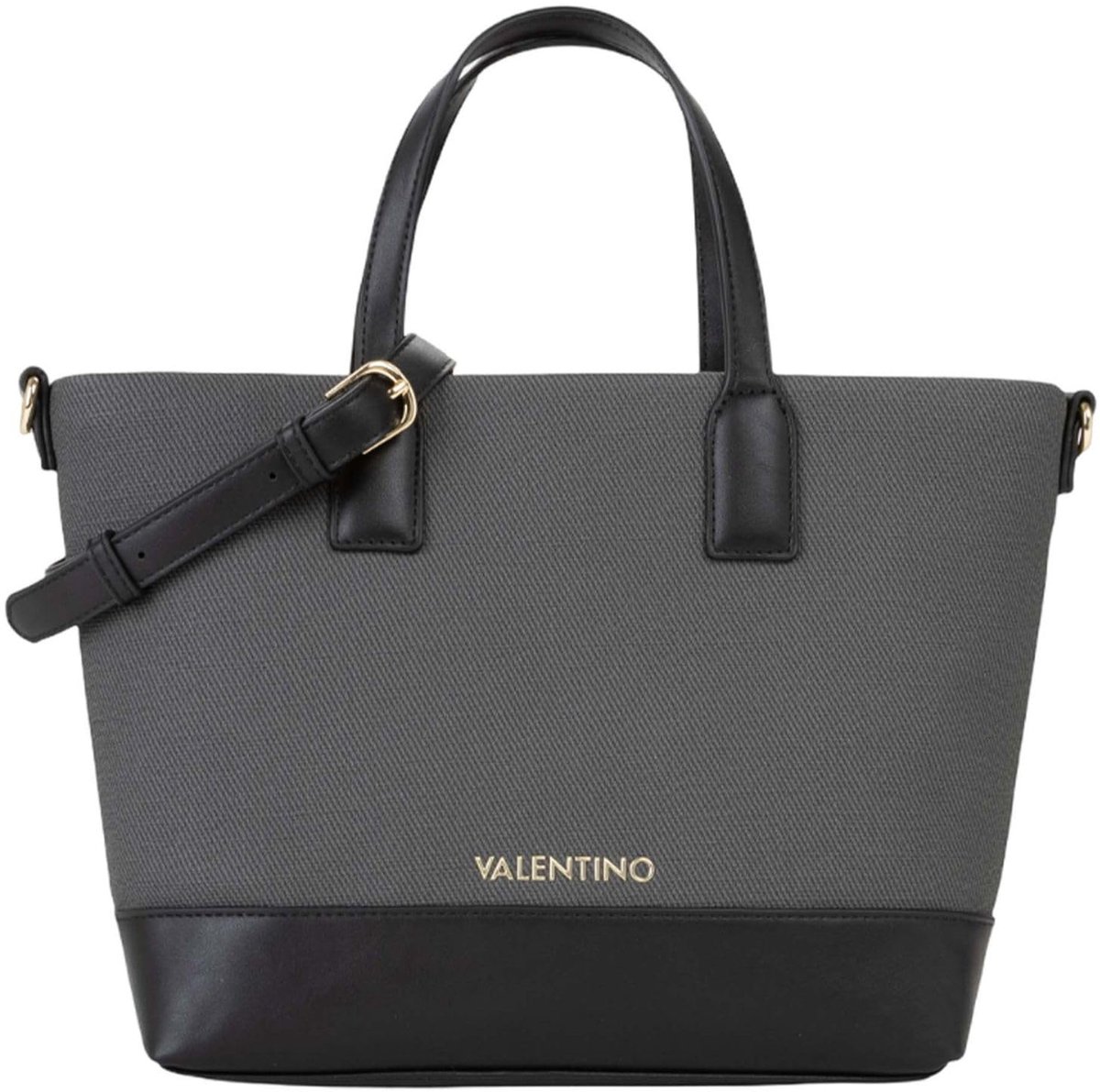 shopper Atena Shopping Bag - zwart - leren look - ideaal voor dagelijks gebruik - ShopVlot