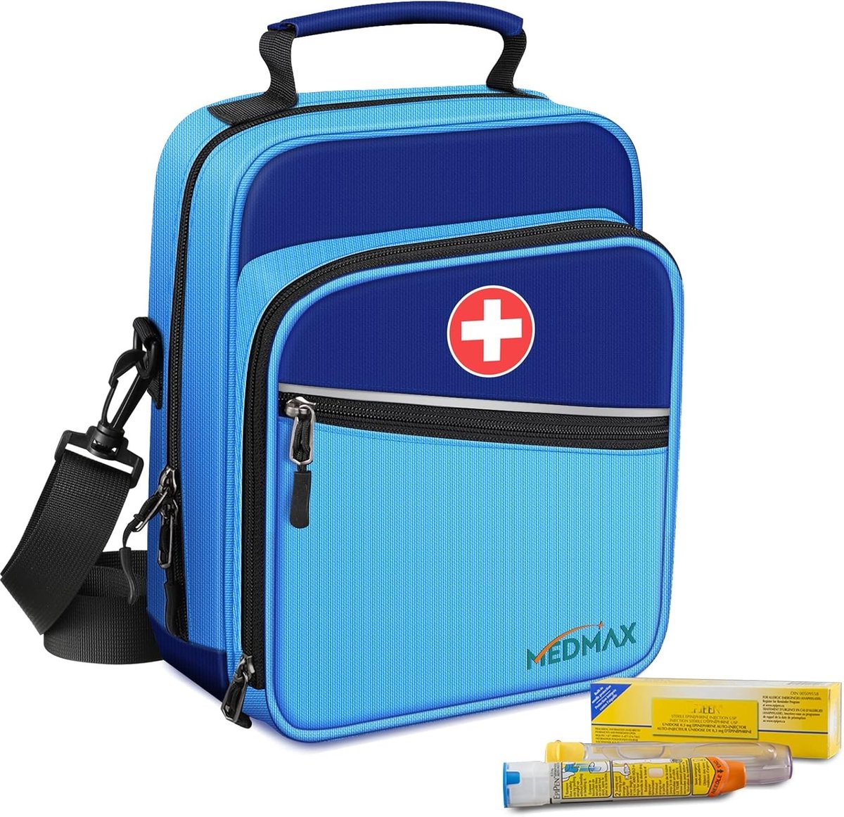 Grote geïsoleerde tas voor medicijnen, insuline en EpiPen - noodtas voor diabetes en astma accessoires
