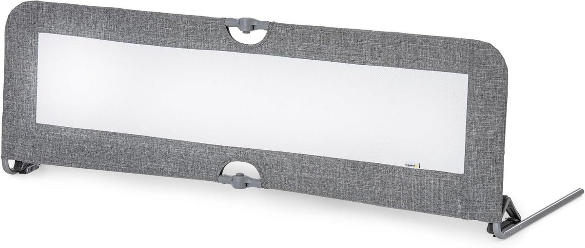 Bedhek voor Peuter - Valbescherming Bed - Veilig Slapen - Inklapbaar Voor Reizen - 150x50 cm - Grijs
