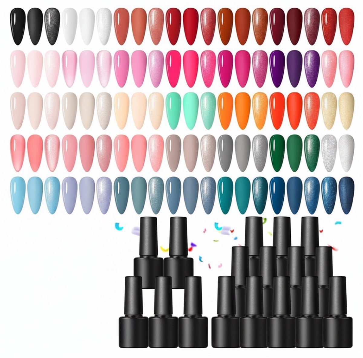 mavoa® Gellak starterspakket - Pink gellac starter set - Uv lamp gelnagels -