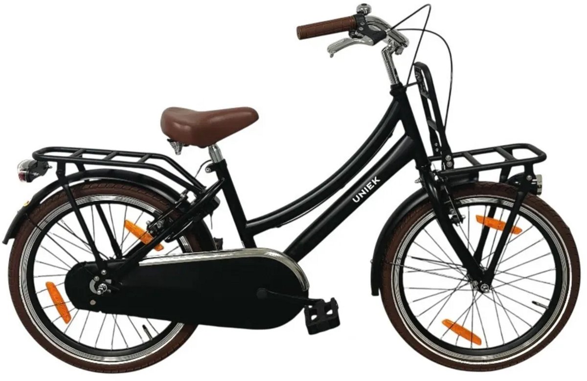 Transportfiets Uniek Dutch Cargo 20'' 1N Mat Zwart