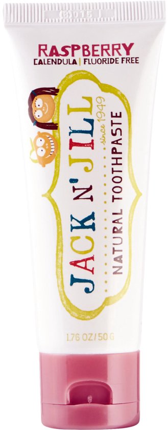 Jack 'N Jill - Kinder Tandpasta Zonder Fluoride – Framboos - 50ml