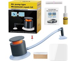 Voorruit Reparatiekit - Glasreparatie Set - Autoruit Herstellen - Snelle Barst Vulling - 7.5 x 7 cm - Transparant