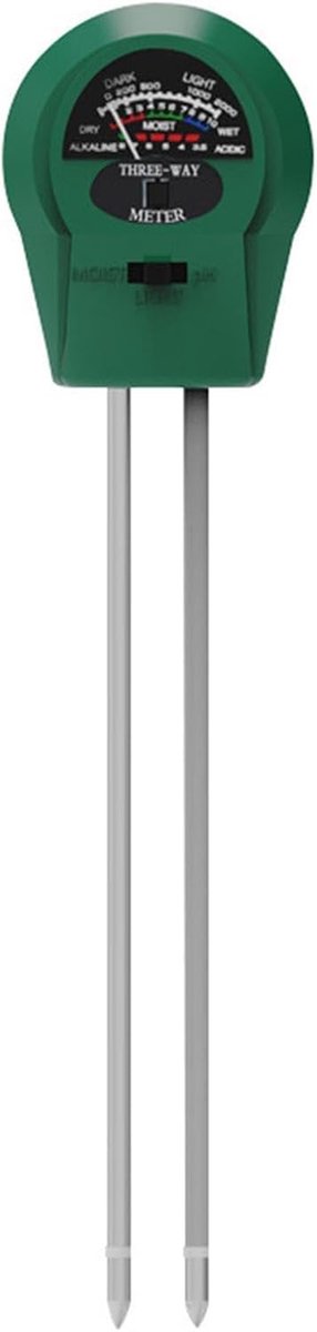 Bodemmeter - Vochtsensor Planten - Plantenonderhoud - 3-in-1 meting - 26.8 cm - null