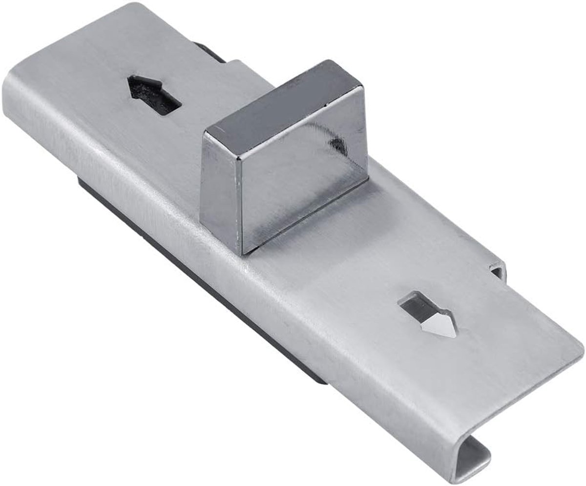 Deurslot Indicator - Toilet Slot - Privacy Aangeven - Rood Groen Indicatie - 10 x 6 x 6 cm - Zilver