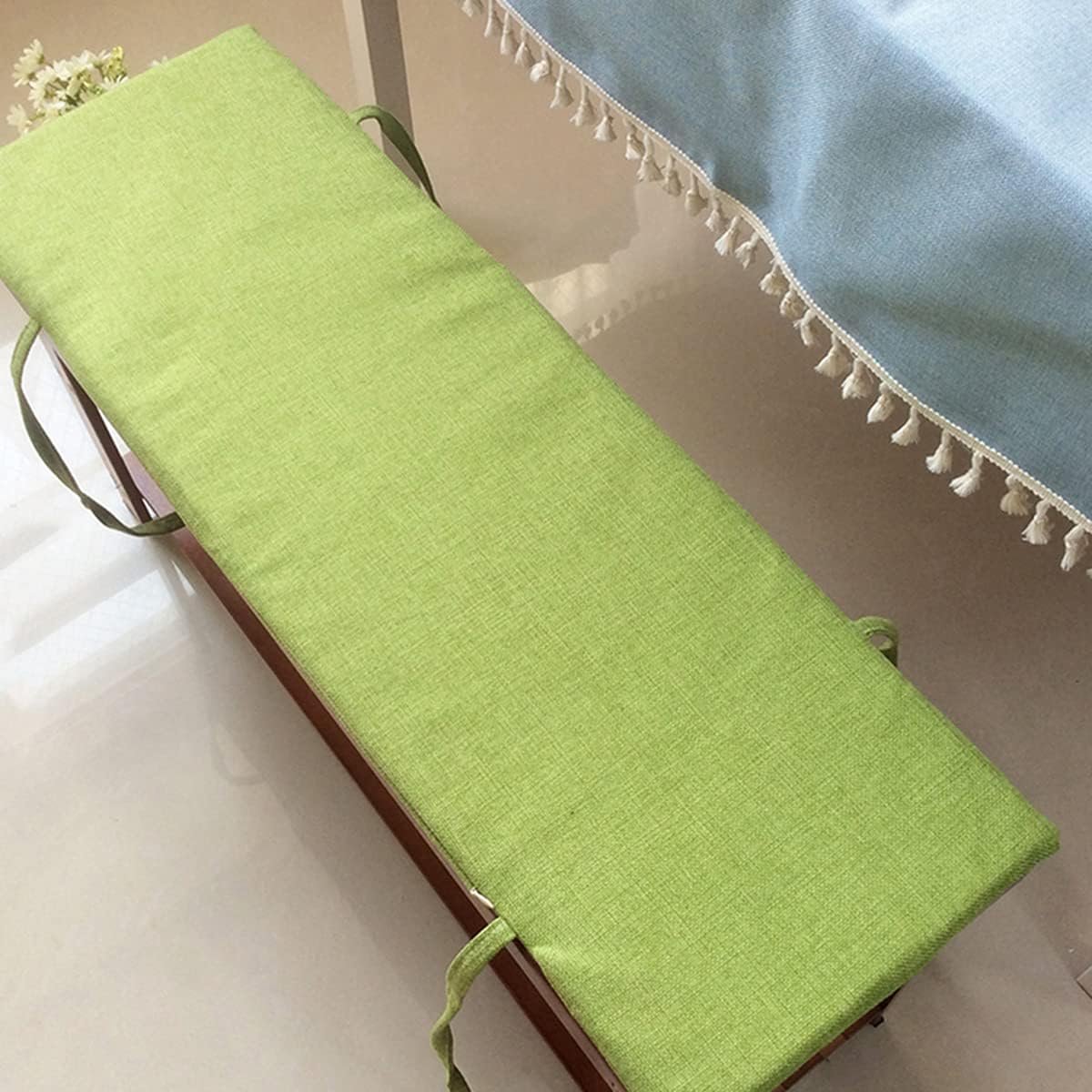 Buitenbankkussen 180 cm - Tuinkussen bank - Comfortabel zitten - Weerbestendig ontwerp - 180 x 30 cm - Grijs