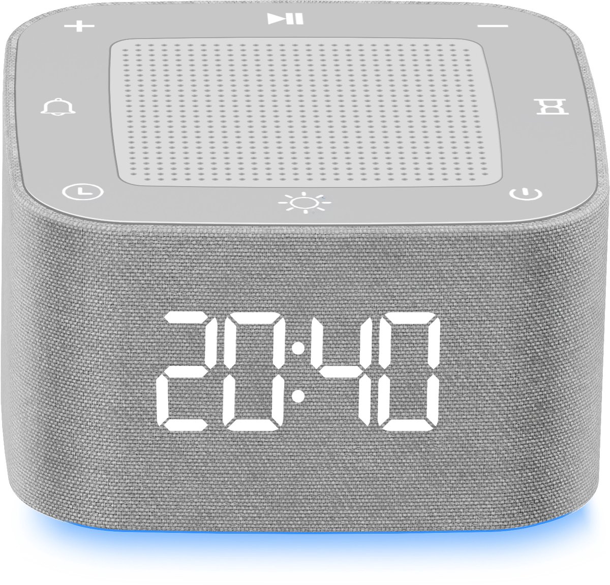 Fuegobird White Noise Machine - Witte ruis - 32 rustgevende klanken - Digitale klok - Bluetooth speaker