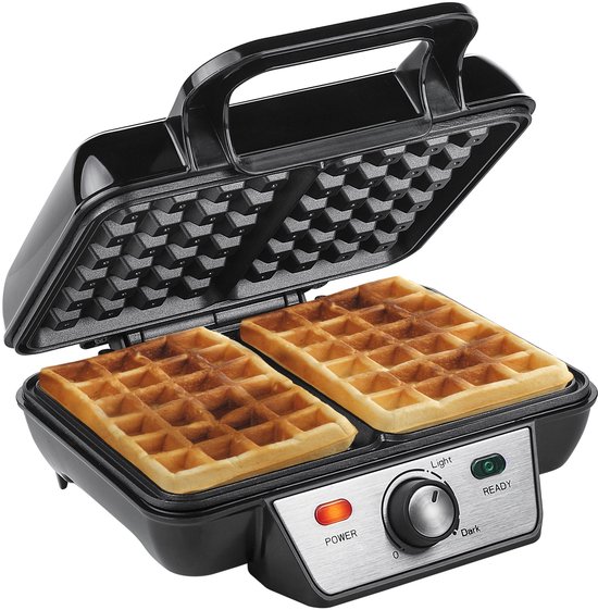Tristar Wafelijzer - WF-2195 - 1000W - 2 wafels - Anti aanbaklaag - PFAS-vrij