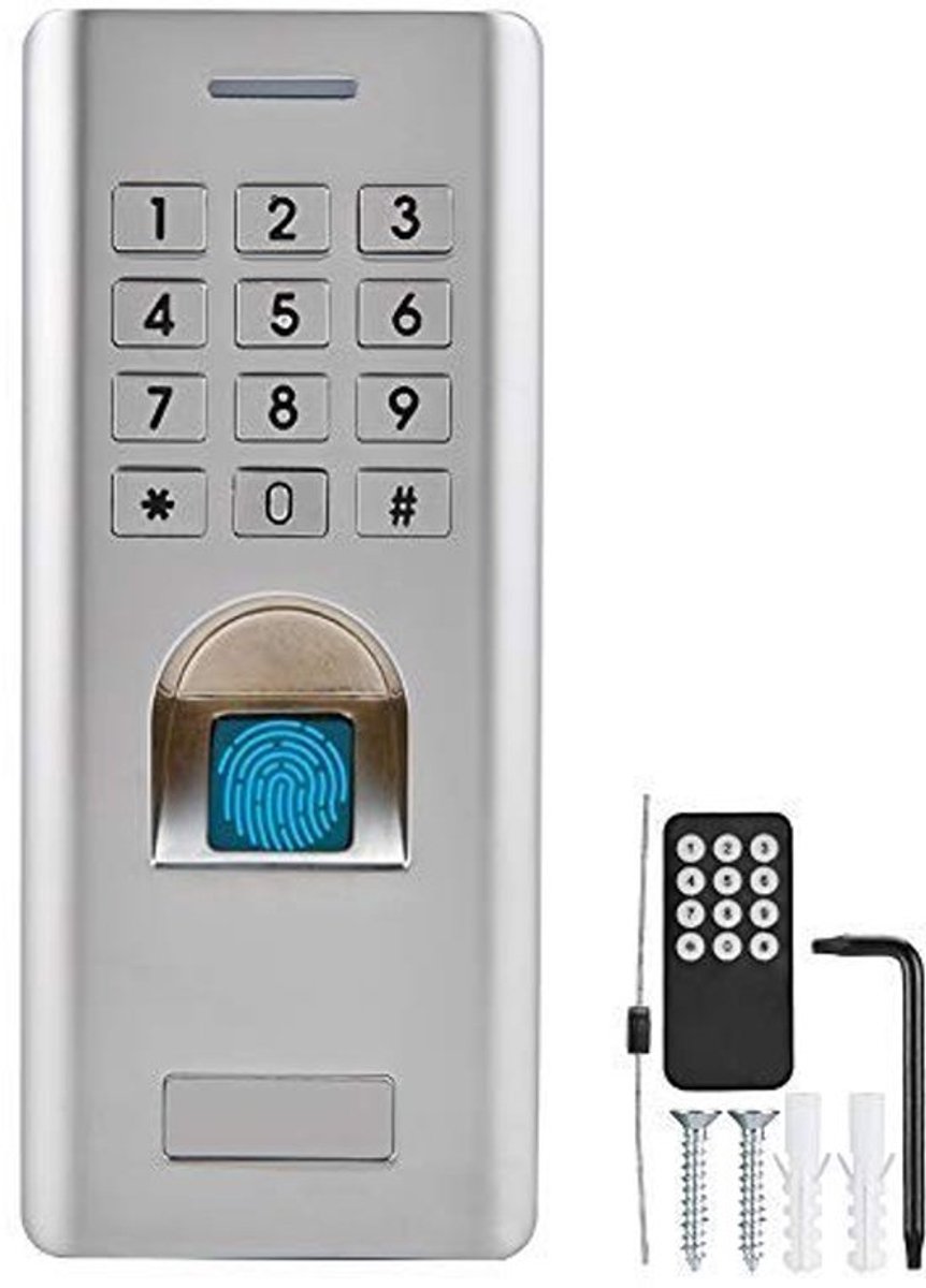 Elektronische fingerprint access control system van Shopcentral