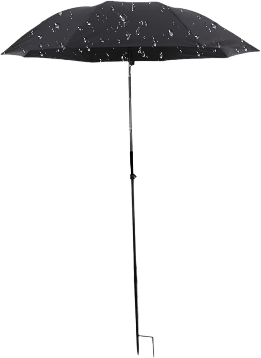 Parasol voor planten - Bloemen paraplu - Tuinieren beschermen - Inclusief opbergdoos - 125 x 95 cm - Zwart