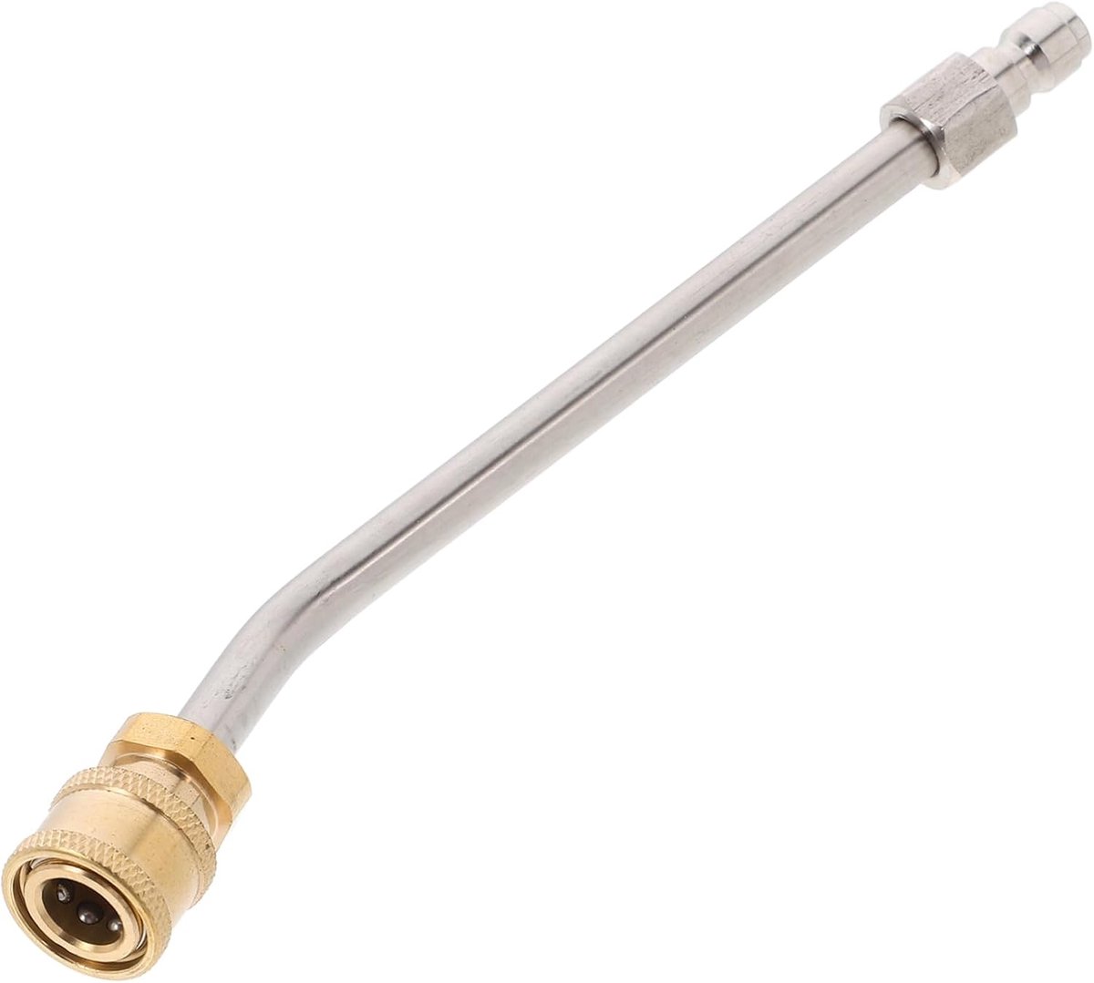 Verlengingsstaaf Hogedruk - Y-vormige Staaf - Auto Dakgoot Reinigen - Flexibele Hoek Verstelbaar - 215 cm - Zilver