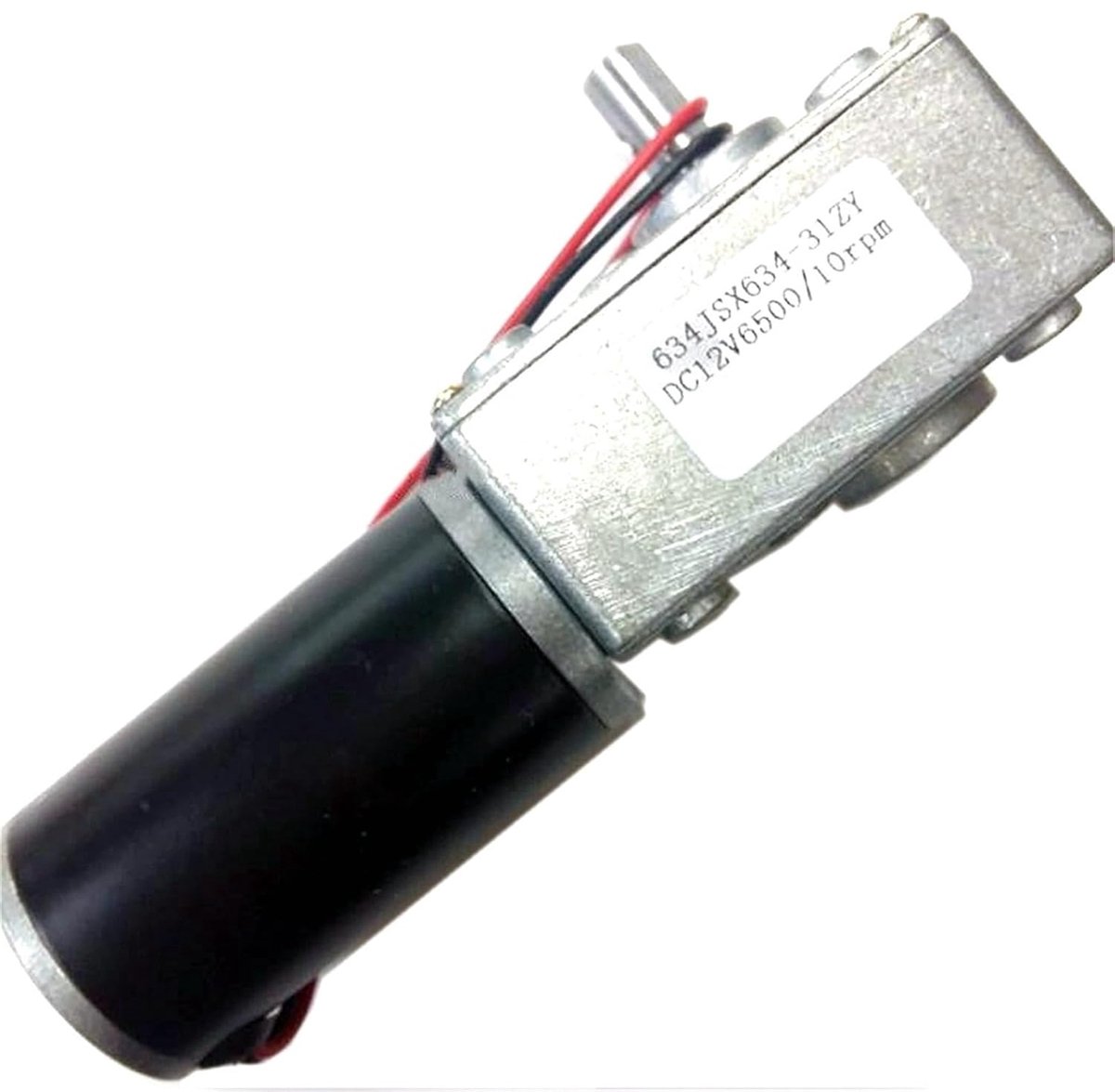 DC Reductiemotor - Gelijkstroom Motor - Deuren Ramen Openen - Zelfvergrendelend - 2-250 RPM - Metaal