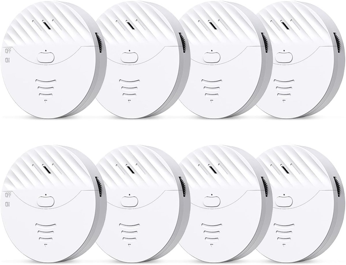 Draadloos Alarmsysteem - Trillingssensor Alarm - Huisbeveiliging - 130 dB Alarmvolume - 74 x 13 mm - Zilver