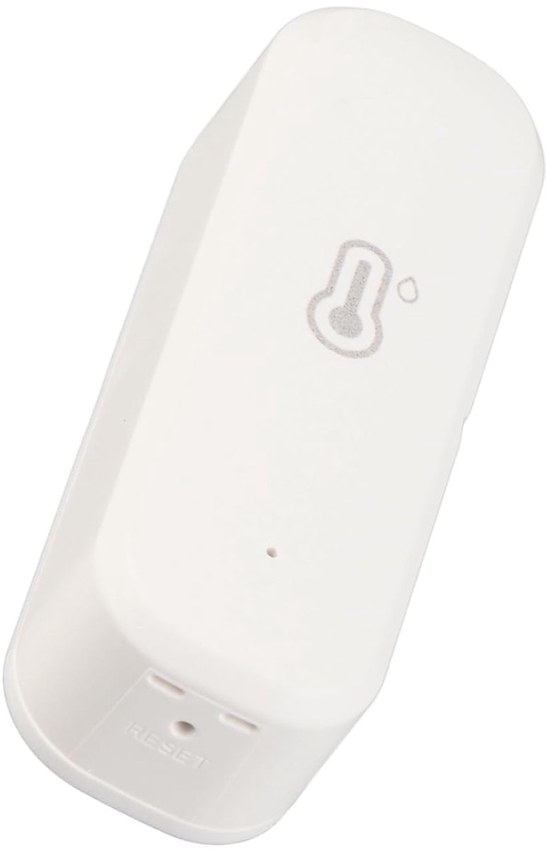 Temperatuur Vochtigheidssensor - Slimme Hygrometer - Binnen Milieu Monitoren - WIFI Draadloze Connectiviteit - 9 x 6 x 3 cm