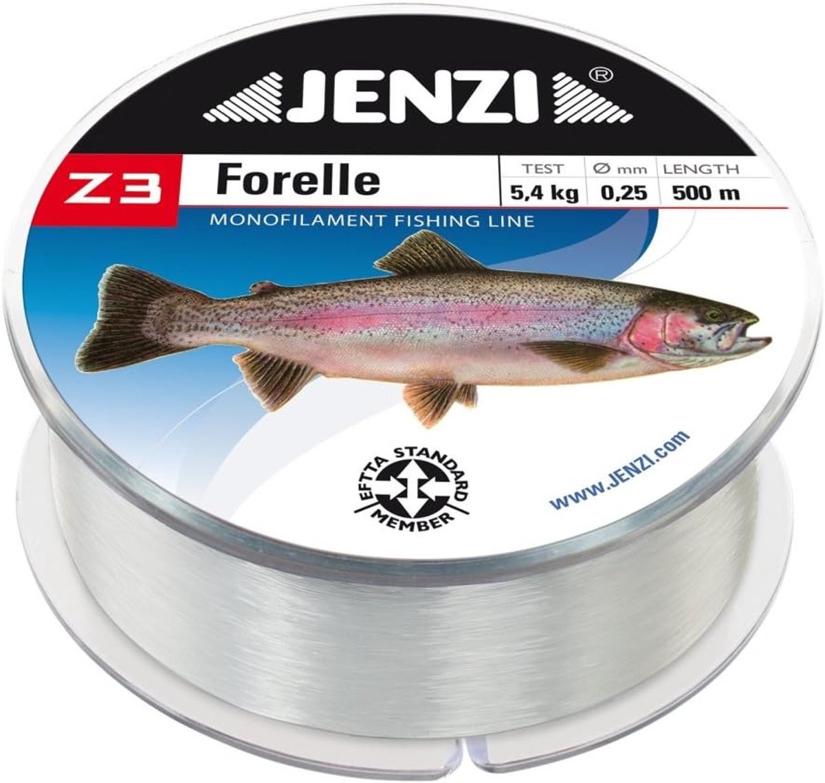 Vislijn Forel - Monofilamentlijn Vislijn - Vissen Op Forel - Soepel en Zacht - 022 mm 500 m - Doorzichtig