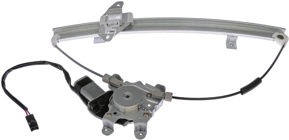 Raammechanisme met Motor - Elektrische Raamheffer - Auto Reparatie - Voorruit Passagierskant - 59.69 cm - Zilver