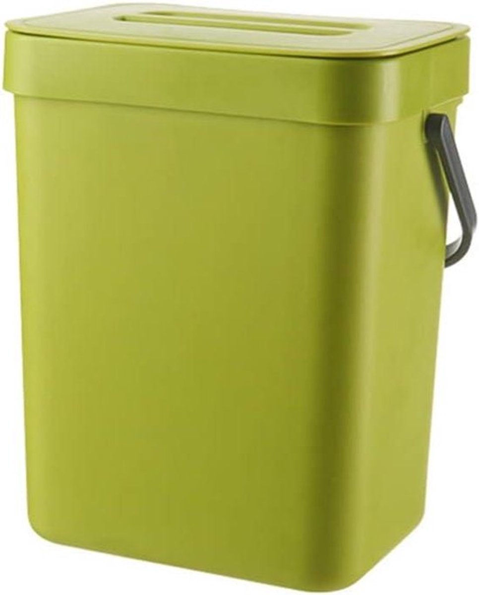 Praktische compostbak voor keukenschuifraam met opzetbak