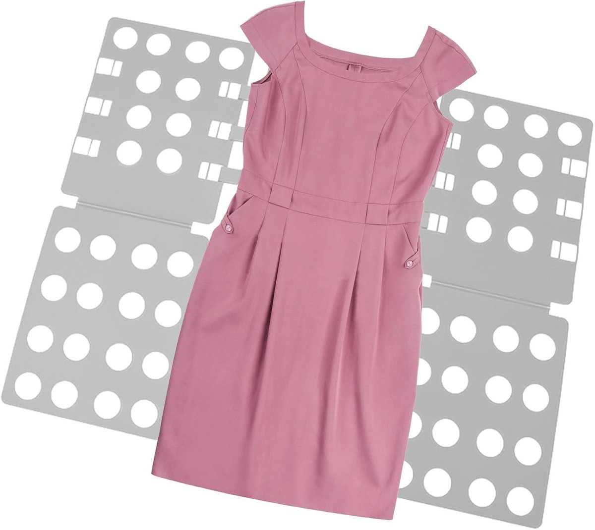 Kleding Vouwplank - Shirt Organizer - Kleding Snel Vouwen - Efficiënte Organisatie - 56 x 68 cm - Grijs