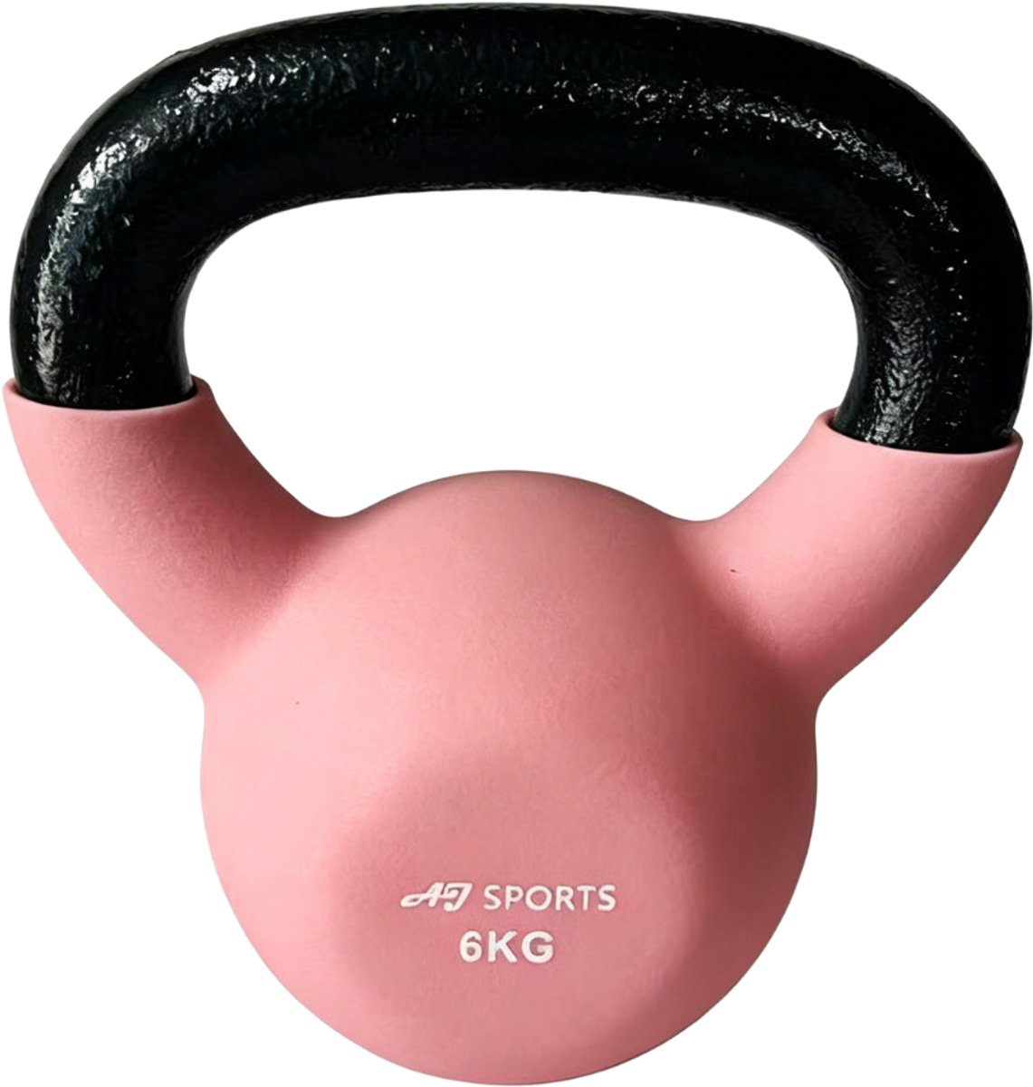 AJ-Sports Kettlebell 6 kg – Vinyl Gecoat Fitness Gewicht – Krachttraining, CrossFit & Full Body Workout – Met Brede Handgreep