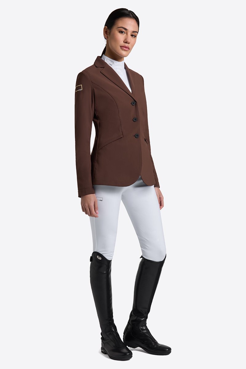 RG FW25 RG Competition Button Wedstrijdjasje Dames-Chocolate-36