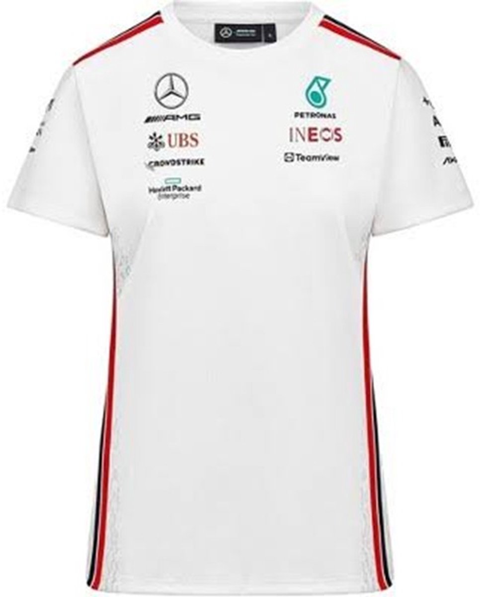 Mercedes-Amg Petronas Team Womens Driver Tee white XL