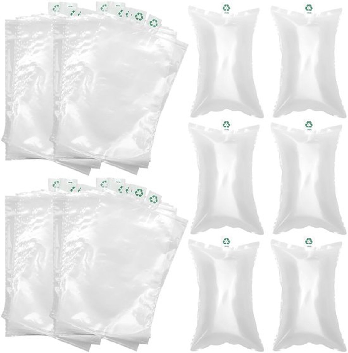 Dailygoods- Luchtkussentassen - Set van 100 - 10×20cm