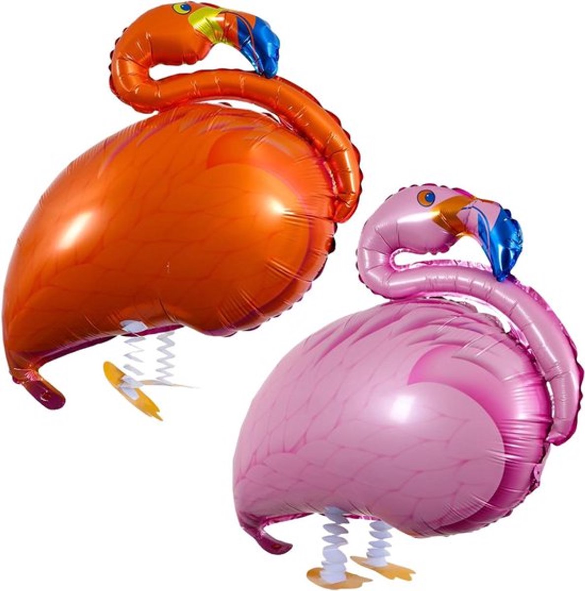 2 stuks flamingo folieballonnen voor kinderverjaardag - Allecto Plus