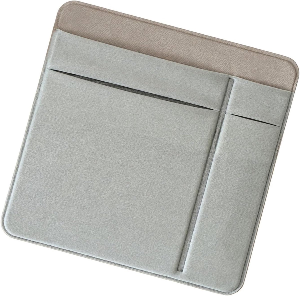 Muis Opbergzakje - Laptop Organizer - Bureau Organiseren - Zelfklevend Ontwerp - 14 x 13.4 cm - Grijs