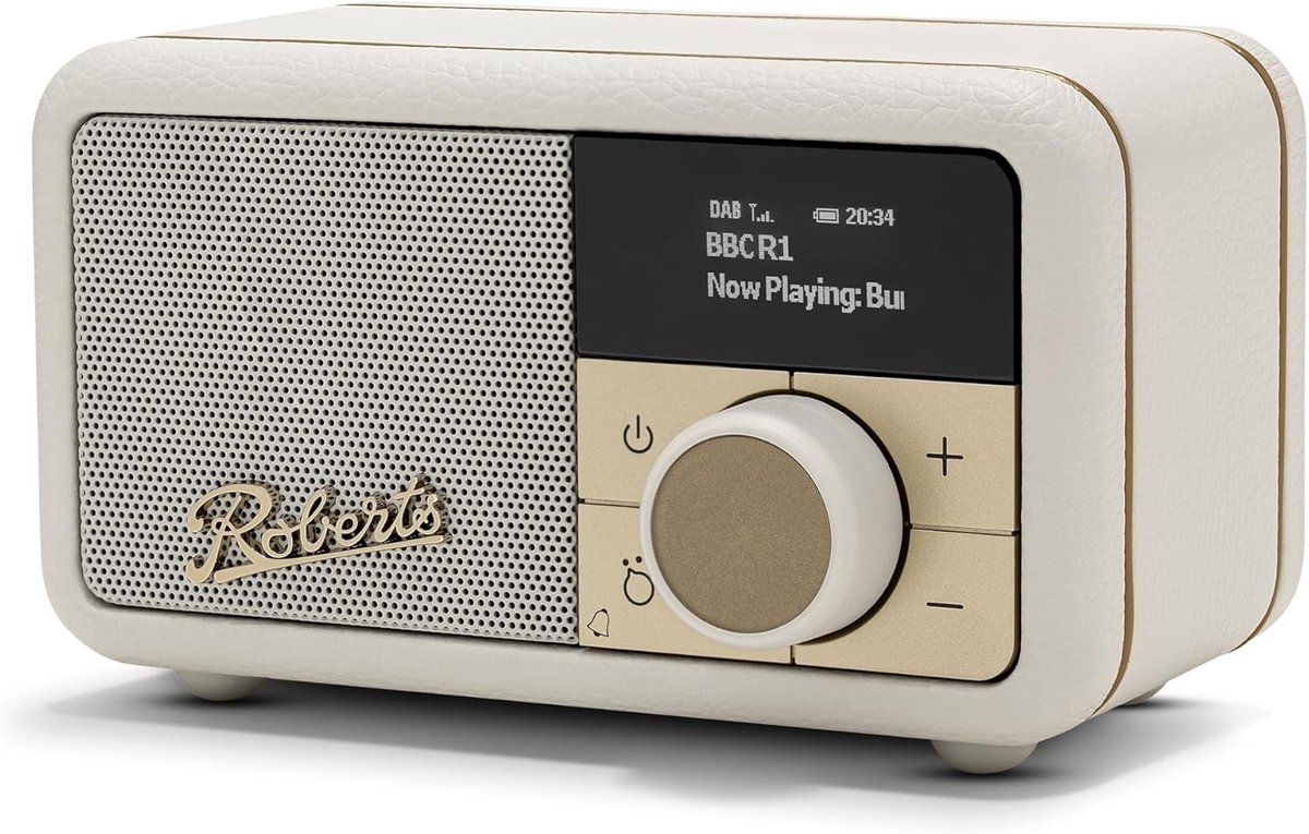 Draagbare Wekkerradio - Retro - DAB+/FM + Bluetooth - Compact - Voor Thuis en Op Reis