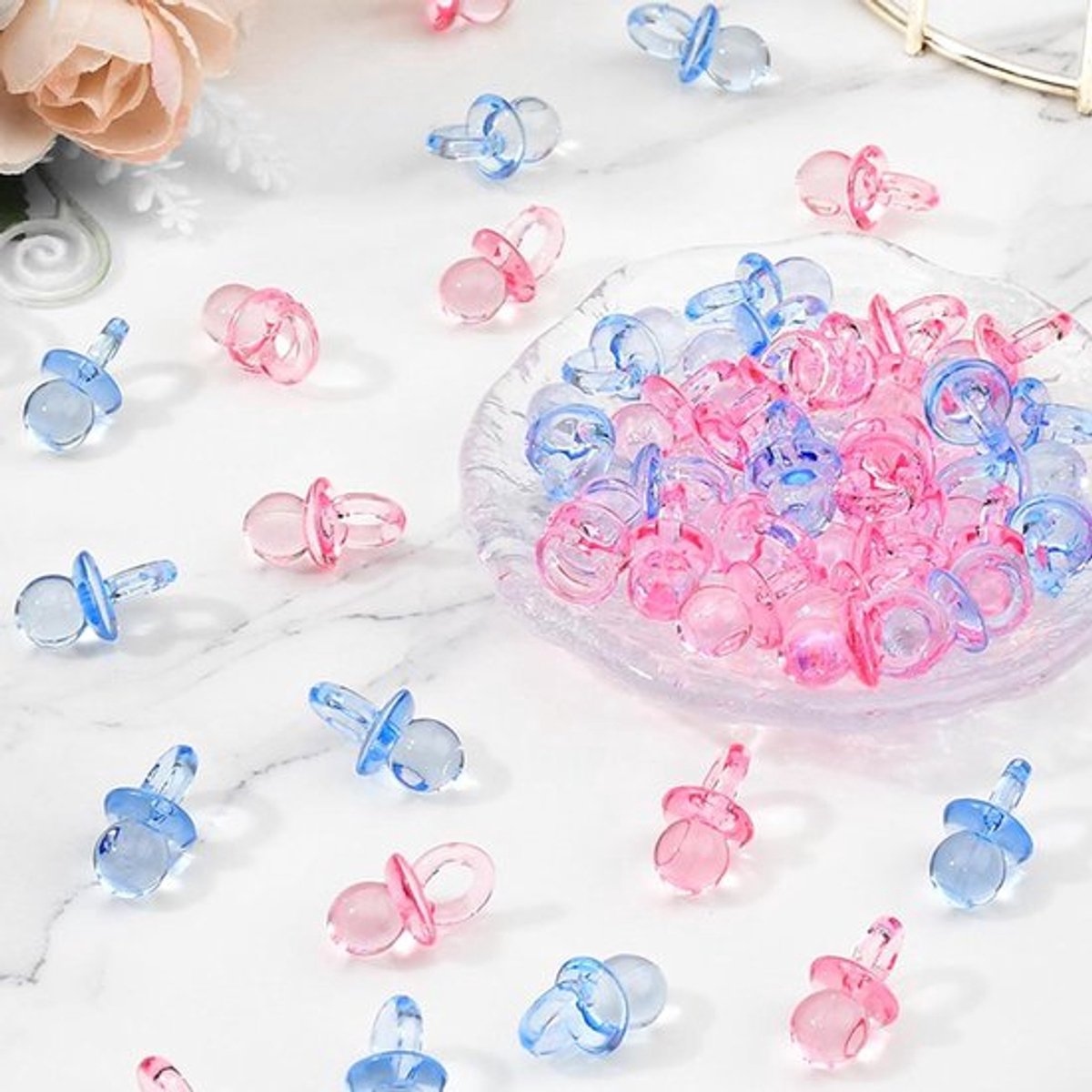 Mini-decoratie fopspeen jaren '90 strooidecoratie - Allecto Plus