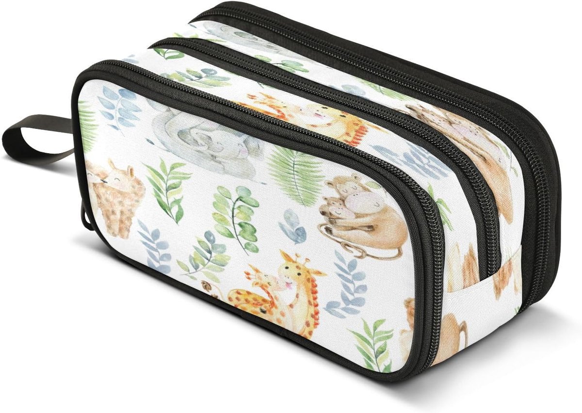 Potlood Pen Case - Opberg Pouch - Briefpapier Organiseren - Grote Capaciteit - 225 x 9 cm - Meerkleurig