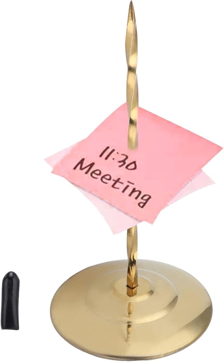 Ontvangsthouder voor Desk, Rekeningen en Bonnen - RVS Papier Spike voor Organisatie en Presentatie