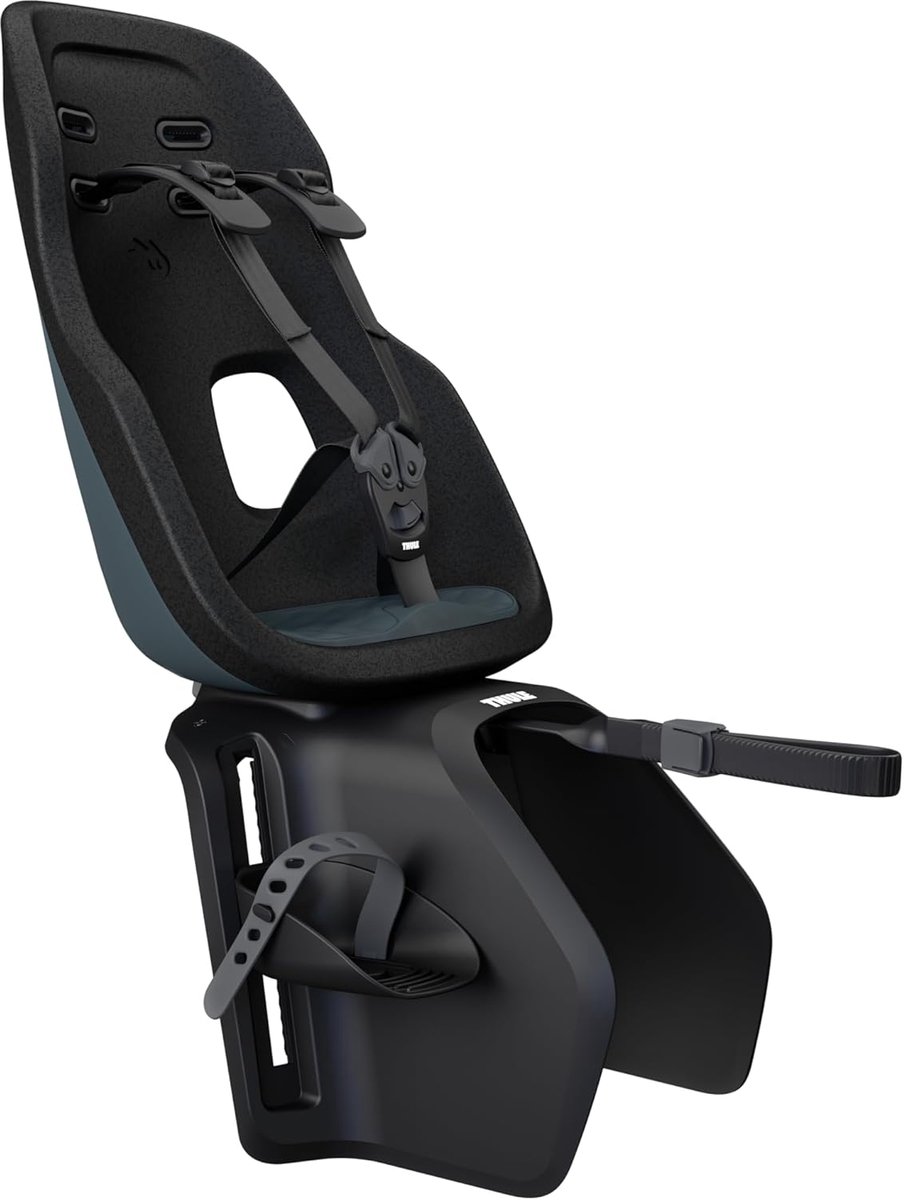 Kinderfietszitje - Fietsstoeltje - Veilig Vervoer - Magnetische Gesp - 9m-5jr - Donkergrijs