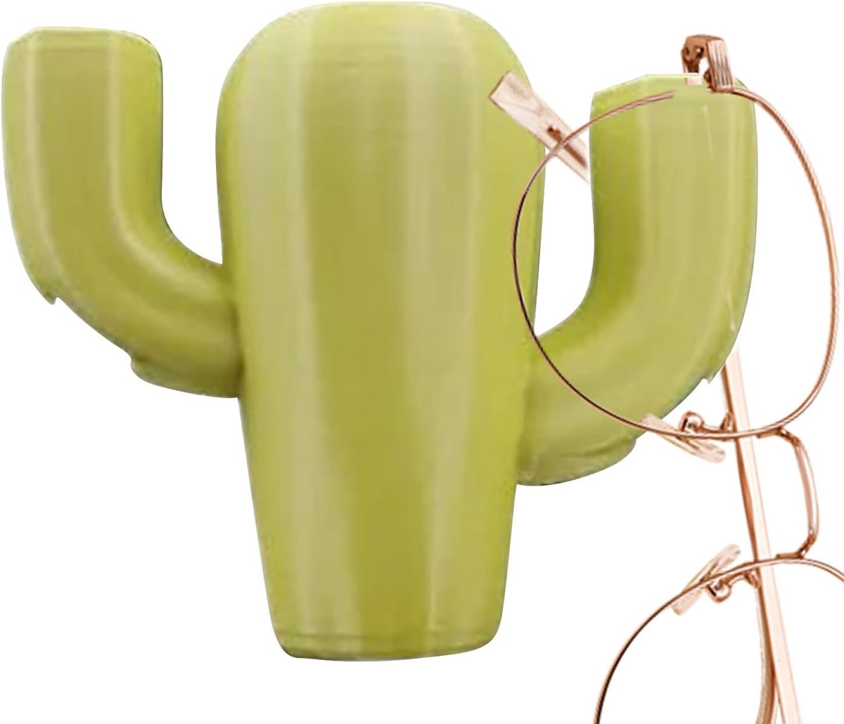 Lipbalsem Houder - Auto Opbergdoos - Interieur Organisatie - Schattig Cactus Design - 3x6x3 cm - Groen