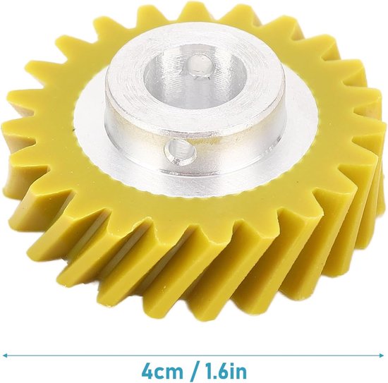 Mixer Tandwiel Vervanging - Keukenmachine Onderdeel - Apparaat Repareren - Roestvrij Staal Nylon - 4x4cm - Niet gespecificeerd — afbeelding 4