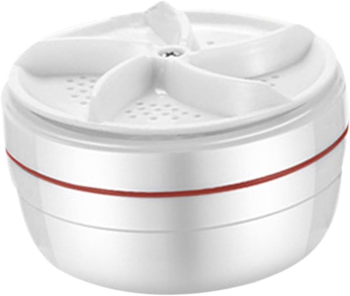 Mini Wasmachine Draagbare Wasser Kleine Kleding Wassen USB Opladen 5.3 cm Hoog Wit