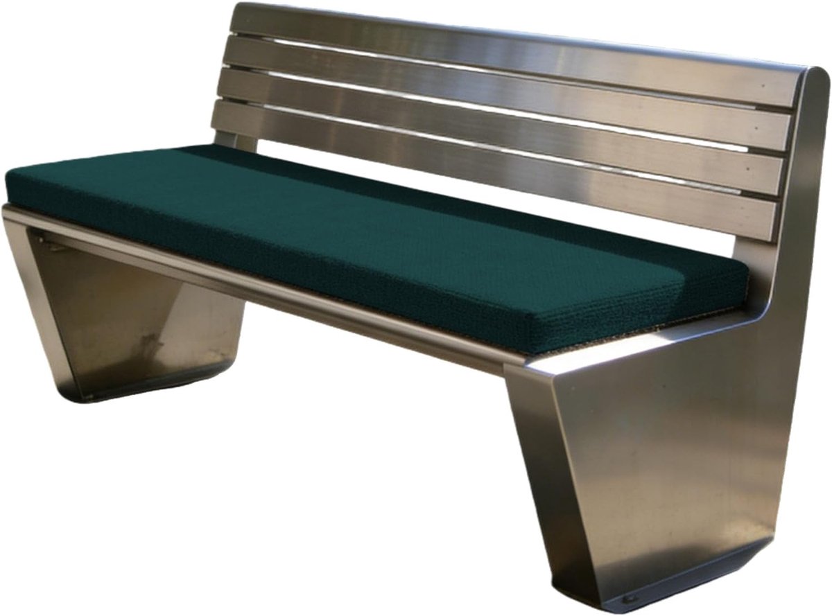 Zitkussen Bank - Kussen voor buiten - Comfortabel zitten - Waterafstotend materiaal - 43x98cm - Groen