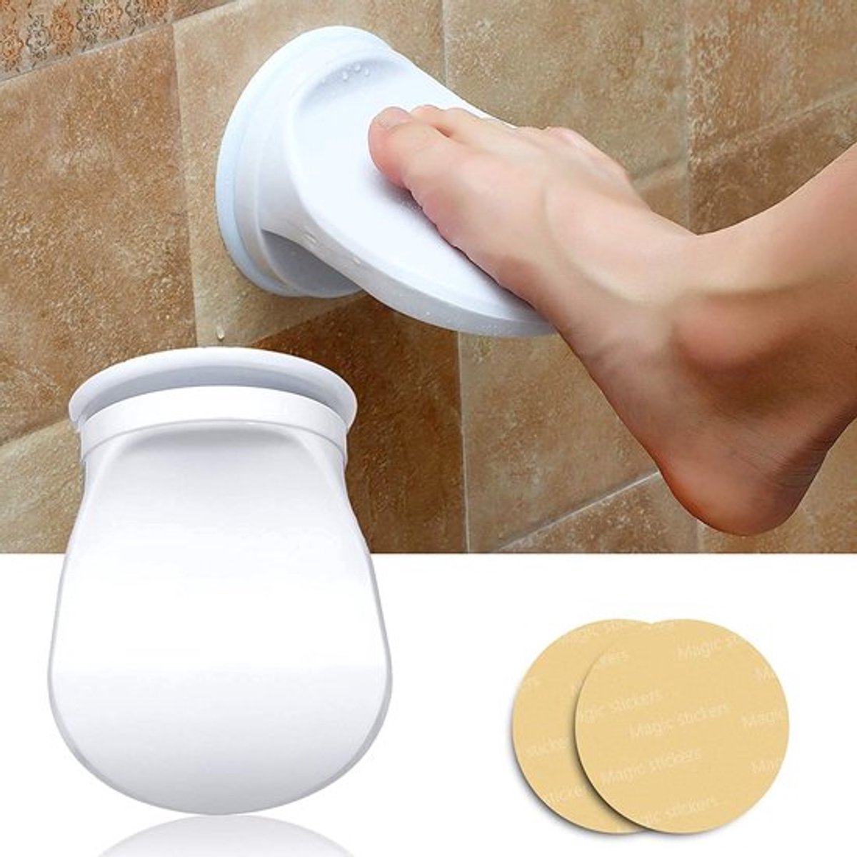 Antislip voetsteun douche - veilig badkamervenster