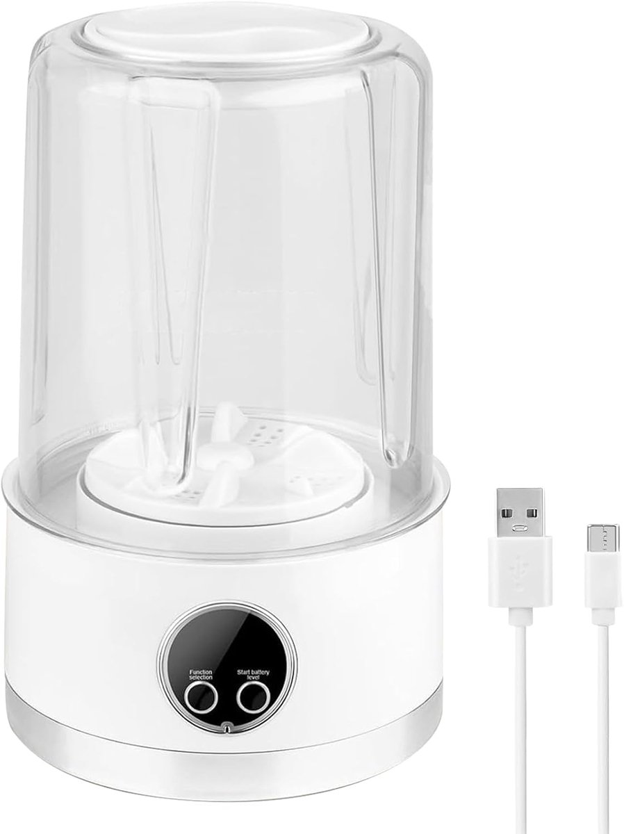 Mini Wasmachine Ondergoed Wasmachine Kleine Wasjes USB Oplaadbaar 1 Liter Meerkleurig