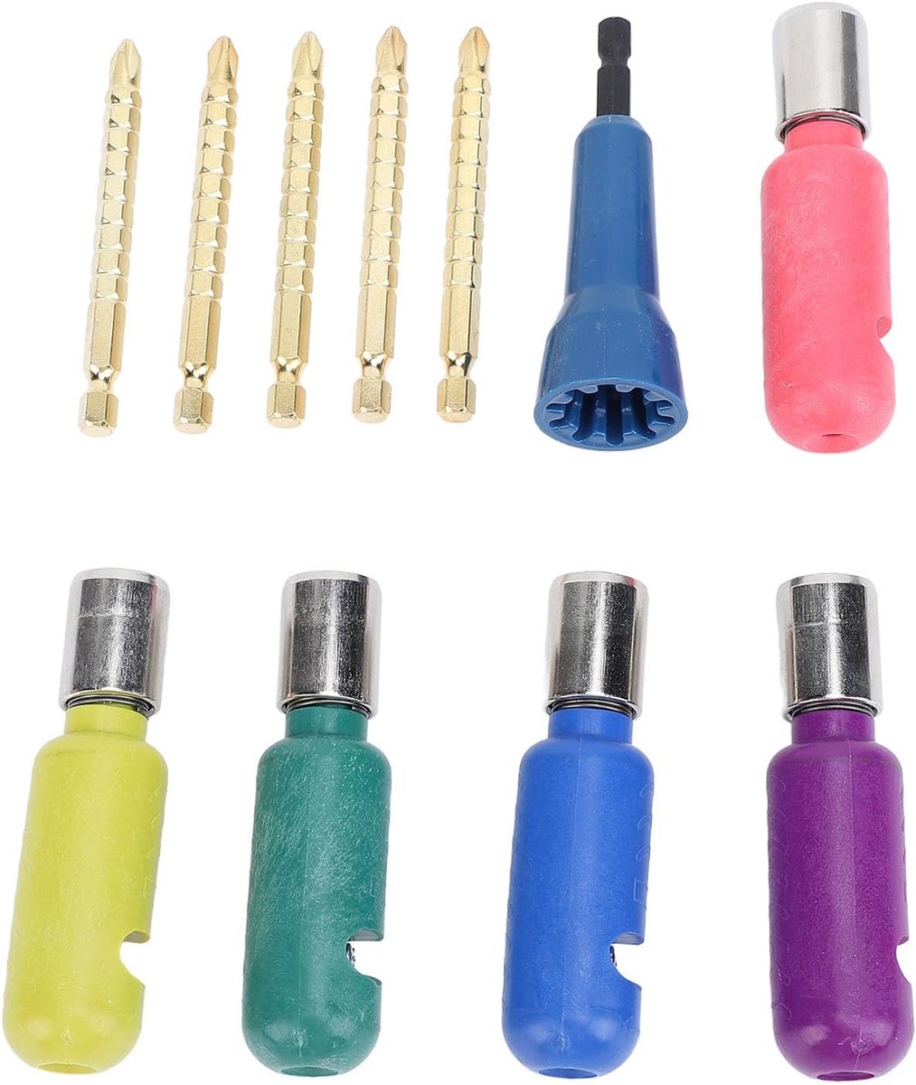 Elektrische Draadstripper - Draadverwerker Set - Snel Bedraden - Alles-in-één Bedradingsset - 5 Maten - Zwart