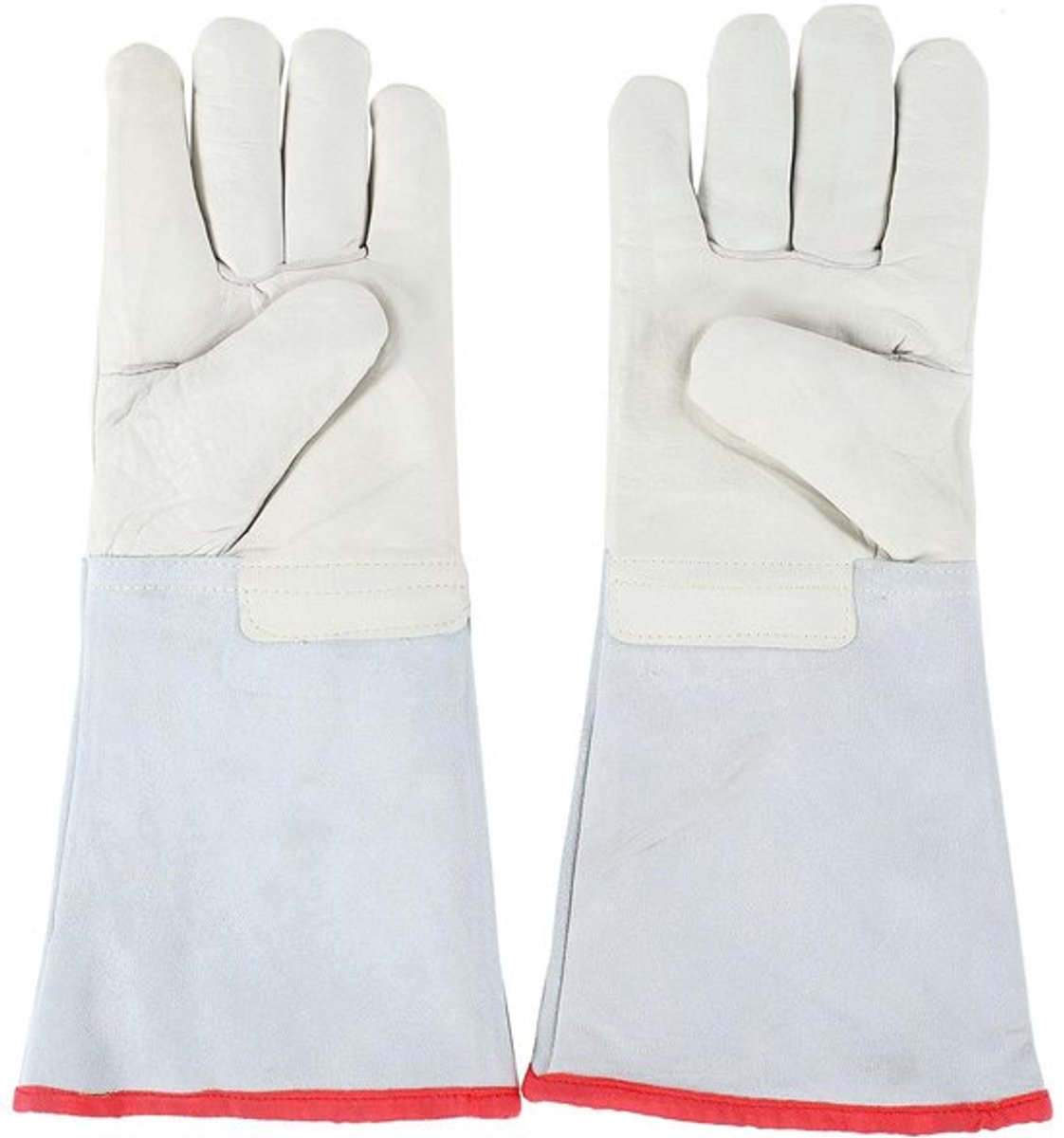 Waterdichte handschoenen 40 cm, rullend leer, daggebruik