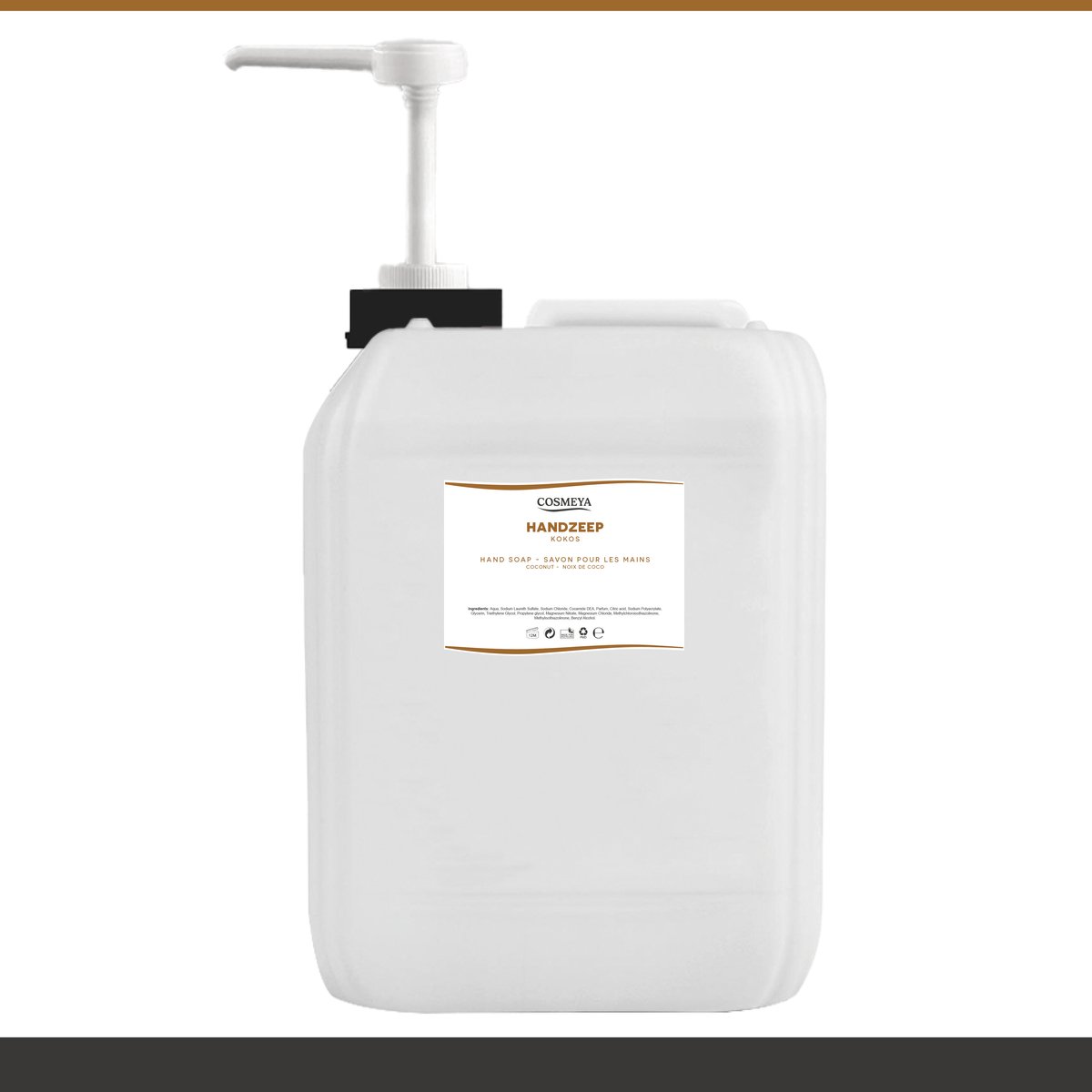 Handzeep - Kokos - Transparant - 5 Liter - Met Pomp - Jerrycan - Navulling