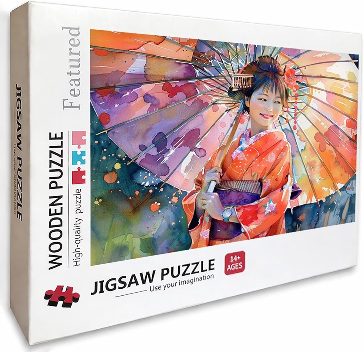 Houten Puzzel - Volwassen Puzzel - Creatieve Hobby - 4000 Stukjes - 141 x 87 cm - Gekleurd